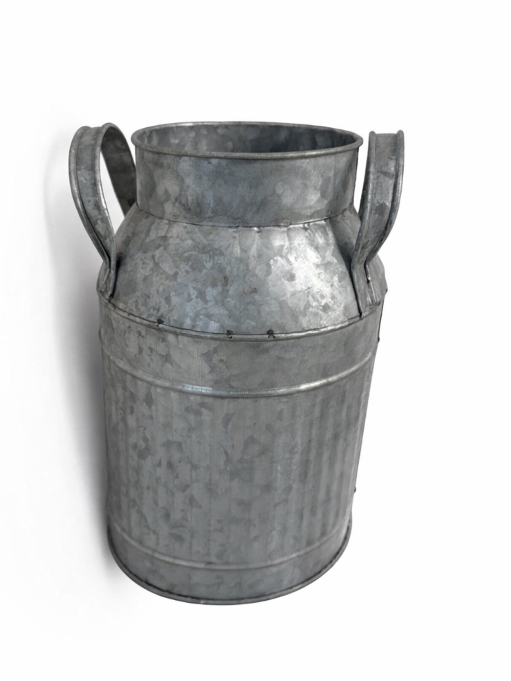 Metal Vase/ Planter - Silver